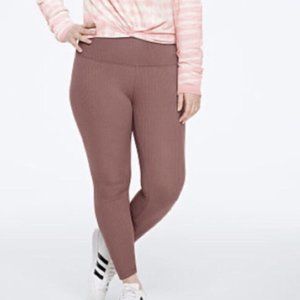 VS Pink Yoga Ribbed Leggings